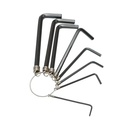 Set di 8 chiavi esagonali da 1,5 a 6 mm, acciaio al carbonio HRC 48-52 Crownman - immagine 2