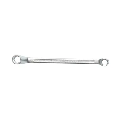 Set di 8 chiavi inelari piegate in supporto con clip, dimensioni 6-22mm, Cr-V Crownman - immagine 4