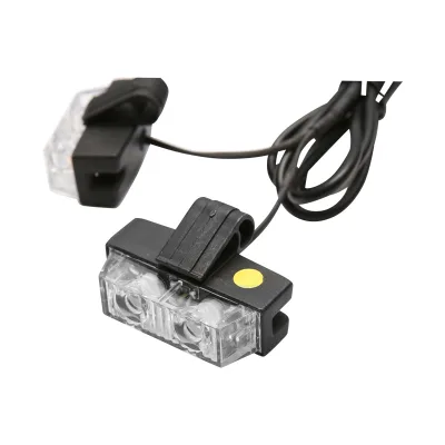Set di 8 luci stroboscopiche con 2 LED, luce gialla 12V Breckner Germany - immagine 3