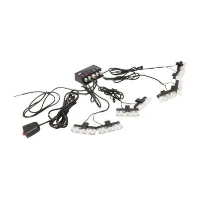 Set di 8 luci stroboscopiche LED – 3 LED per modulo, 12V Breckner Germany - immagine 2