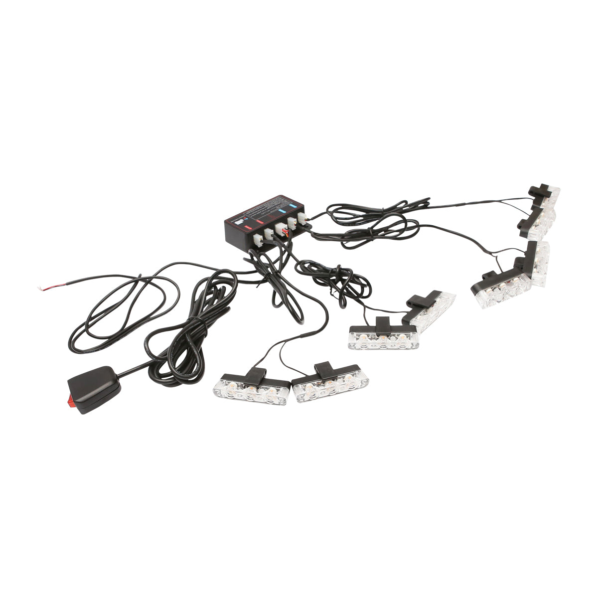 Set di 8 luci stroboscopiche LED – 3 LED per modulo, 12V Breckner Germany - immagine 2
