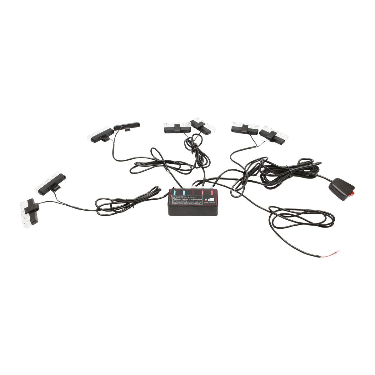 Set di 8 luci stroboscopiche LED – 3 LED per modulo, 12V Breckner Germany - immagine 3