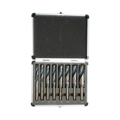 Set di 8 punte da trapano HSS grandi per metallo Breckner Germany - immagine 2