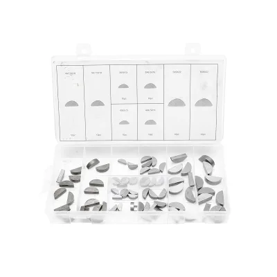 Set di 80 chiavette semicircolari Woodruff - immagine 2