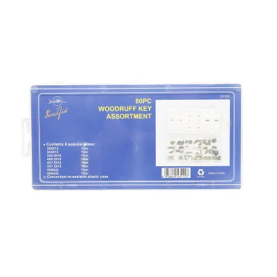 Set di 80 chiavette semicircolari Woodruff - immagine 3