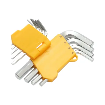 Set di 9 chiavi a brugola esagonali corte 1,5-10 mm Cr-V Hotech - immagine 4