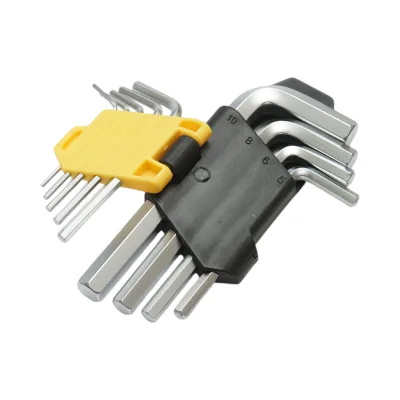 Set di 9 chiavi a brugola esagonali da 1,5-10 mm in acciaio Cr-V Crownman - immagine 5