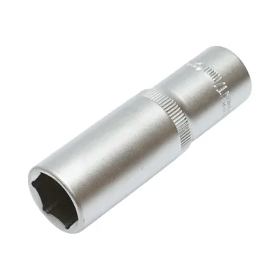 Set di 9 chiavi a bussola lunghe da 10 a 24 mm, attacco quadrato da 1/2 pollice, materiale Cr-V 50BV30 Crownman - immagine 3