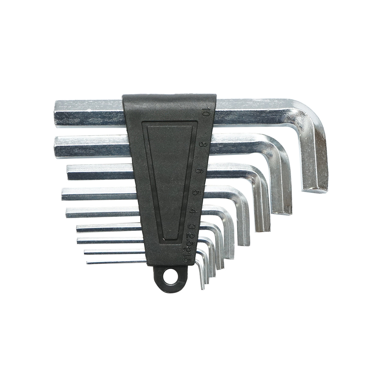 Set di 9 chiavi esagonali da 1,5 a 10 mm in acciaio forgiato e trattato termicamente - immagine 3
