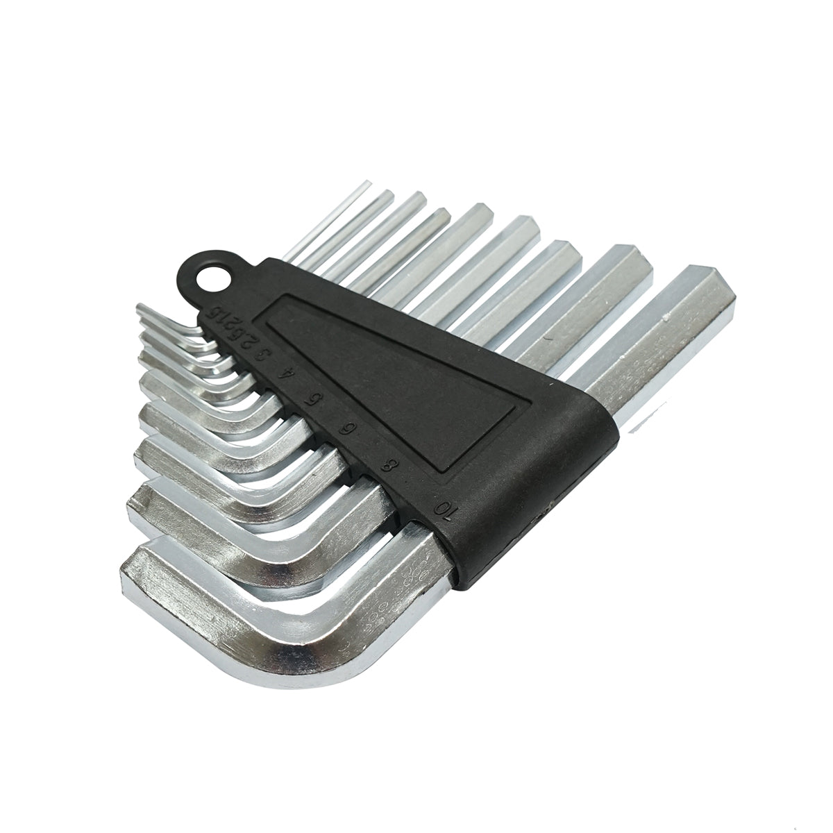 Set di 9 chiavi esagonali da 1,5 a 10 mm in acciaio forgiato e trattato termicamente - immagine 4