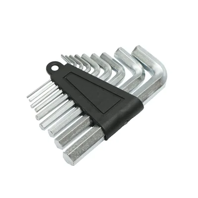 Set di 9 chiavi esagonali da 1,5 a 10 mm in acciaio forgiato e trattato termicamente - immagine 2