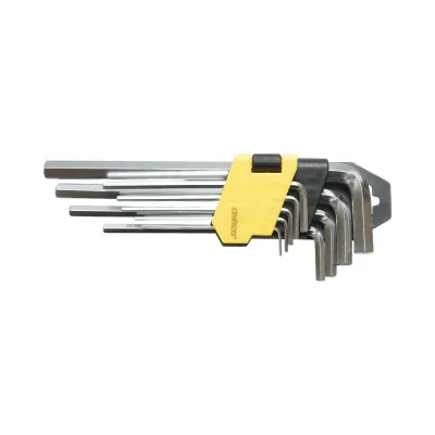Set di 9 chiavi esagonali professionali a manico lungo da 1,5-10 mm Cr-V - immagine 3