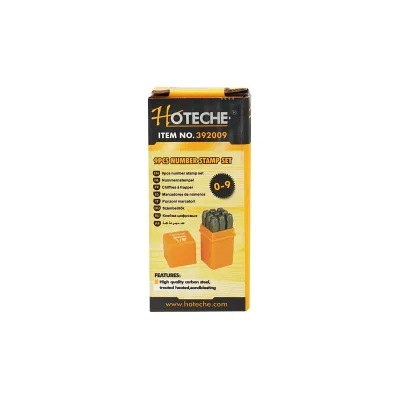 Set di 9 punzoni con numeri da 0 a 9 – altezza caratteri 3 mm - immagine 4