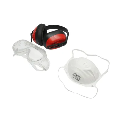 Set di attrezzature da lavoro: maschera antipolvere, occhiali e casco Breckner Germany - immagine 3