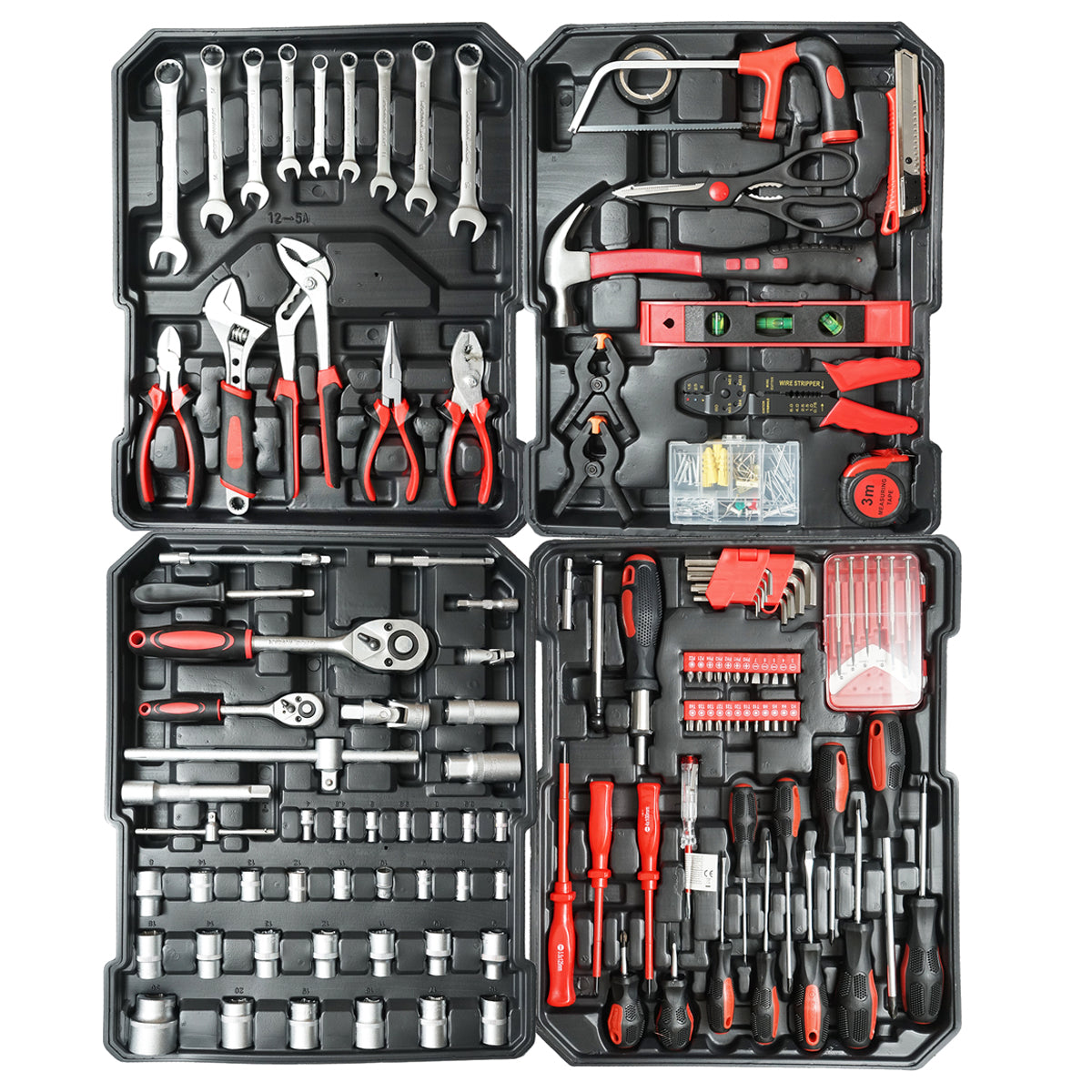 Set di attrezzi e attrezzi combinati tipo troller 187 pezzi Breckner Germany - immagine 3