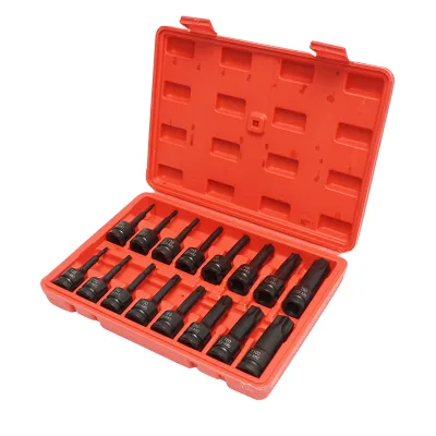 Set di bussole a impatto Torx T20-T100, 1/2 pollice quadrato 16 pezzi - immagine 2
