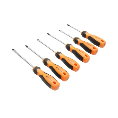 Set di cacciaviti 6 pezzi dritti e a croce Cr-V con punta magnetica professionali - immagine 3