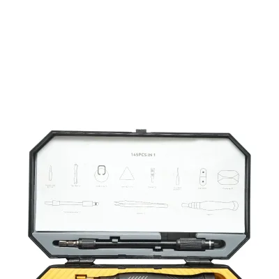 Set di cacciaviti di precisione con punte Torx, esagonali e a croce per elettronica, 145 pezzi, acciaio Cr-V - immagine 6