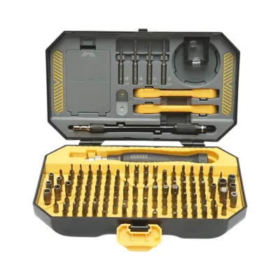 Set di cacciaviti di precisione con punte Torx, esagonali e a croce per elettronica, 145 pezzi, acciaio Cr-V
