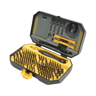 Set di cacciaviti di precisione con punte Torx, esagonali e a croce per elettronica, 145 pezzi, acciaio Cr-V - immagine 2