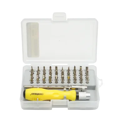 Set di cacciaviti di precisione Crownman da 30 pezzi con punte, Torx, esagonali