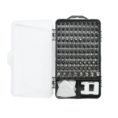 Set di cacciaviti di precisione, punte torx, croce, esagonali per elettronica 115 pezzi - immagine 3