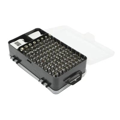 Set di cacciaviti di precisione, punte torx, croce, esagonali per elettronica 115 pezzi - immagine 5