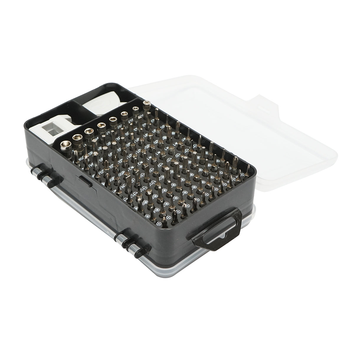 Set di cacciaviti di precisione, punte torx, croce, esagonali per elettronica 115 pezzi - immagine 5