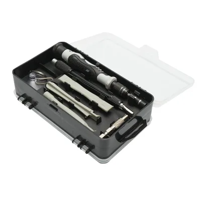 Set di cacciaviti di precisione, punte torx, croce, esagonali per elettronica 115 pezzi - immagine 4