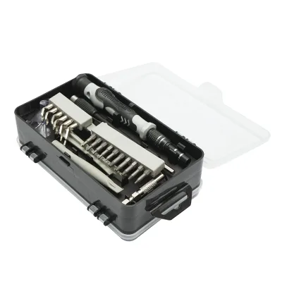 Set di cacciaviti di precisione, punte torx, croce, esagonali per elettronica 139 pezzi - immagine 4