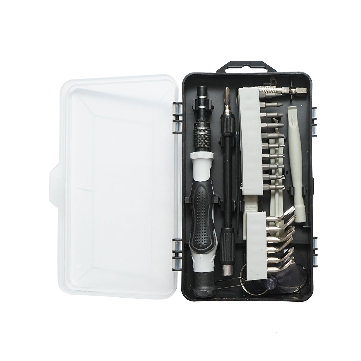 Set di cacciaviti di precisione, punte torx, croce, esagonali per elettronica 139 pezzi - immagine 3
