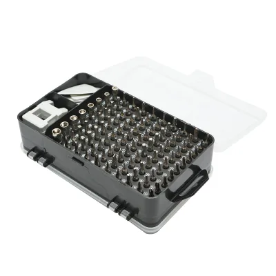 Set di cacciaviti di precisione, punte torx, croce, esagonali per elettronica 139 pezzi - immagine 5