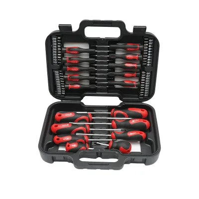 Set di cacciaviti e punte,kit cacciaviti inserti Torx 58 pezzi Set di cacciaviti a taglio, a croce, Torx 58 pezzi Breckner Germany
