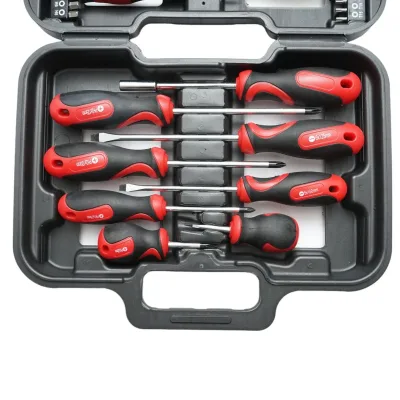 Set di cacciaviti e punte,kit cacciaviti inserti Torx 58 pezzi Set di cacciaviti a taglio, a croce, Torx 58 pezzi Breckner Germany - immagine 3