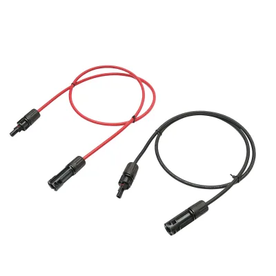 Set di cavi per pannelli solari 4mmx100cm rosso-nero, connettori MC4 1500V, PV-EN001 Breckner Germany - immagine 2