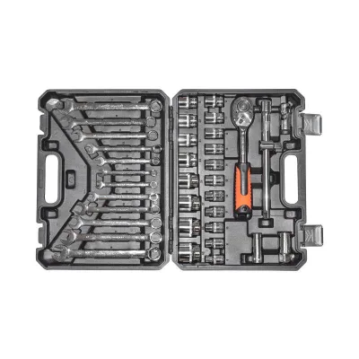 Set di chiavi 37 pezzi Set di chiavi a bussola cricchetto combinate Breckner Germany - immagine 2