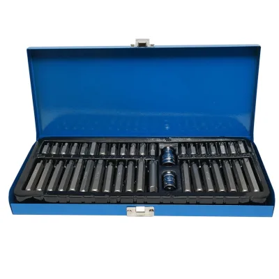 Set di chiavi a brugola, bit Torx, esagonali e spline, 41 pezzi, Breckner Germany.,