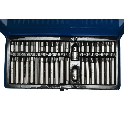 Set di chiavi a brugola, bit Torx, esagonali e spline, 41 pezzi, Breckner Germany., - immagine 3