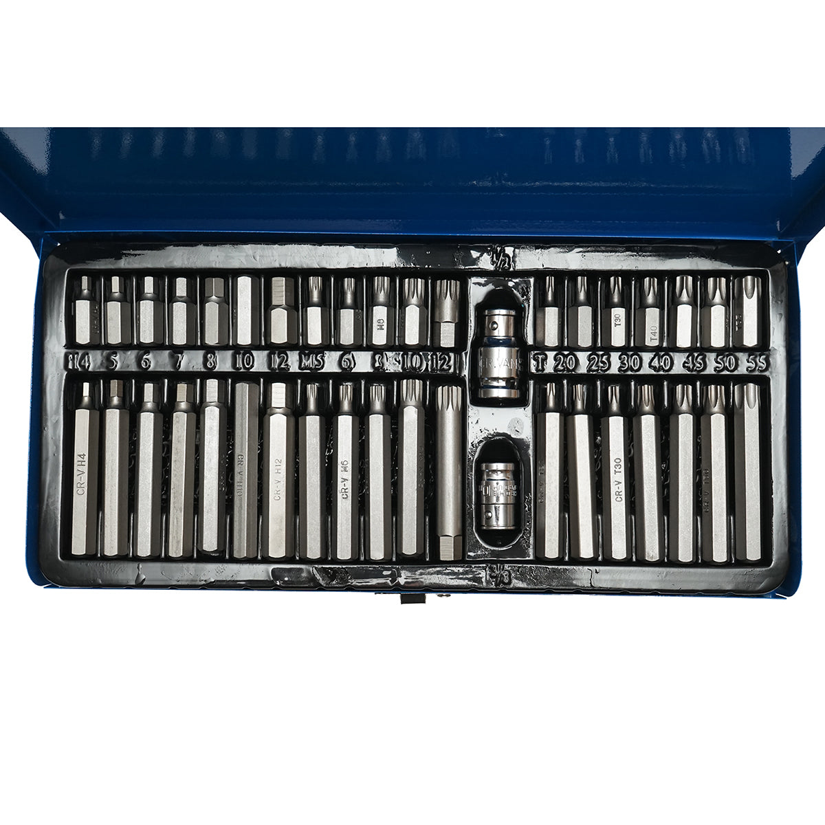 Set di chiavi a brugola, bit Torx, esagonali e spline, 41 pezzi, Breckner Germany., - immagine 3