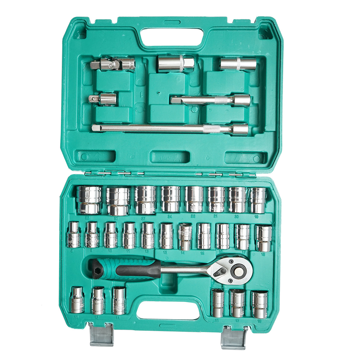 Set di chiavi a bussola 1/2, cricchetto Trainer 32 pezzi Breckner Germany - immagine 3