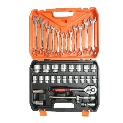 Set di chiavi a bussola 8-32 mm e chiavi combinate 8-19 mm, cacciavite a cricchetto da 1/2 37 pezzi Breckner Germany - immagine 3