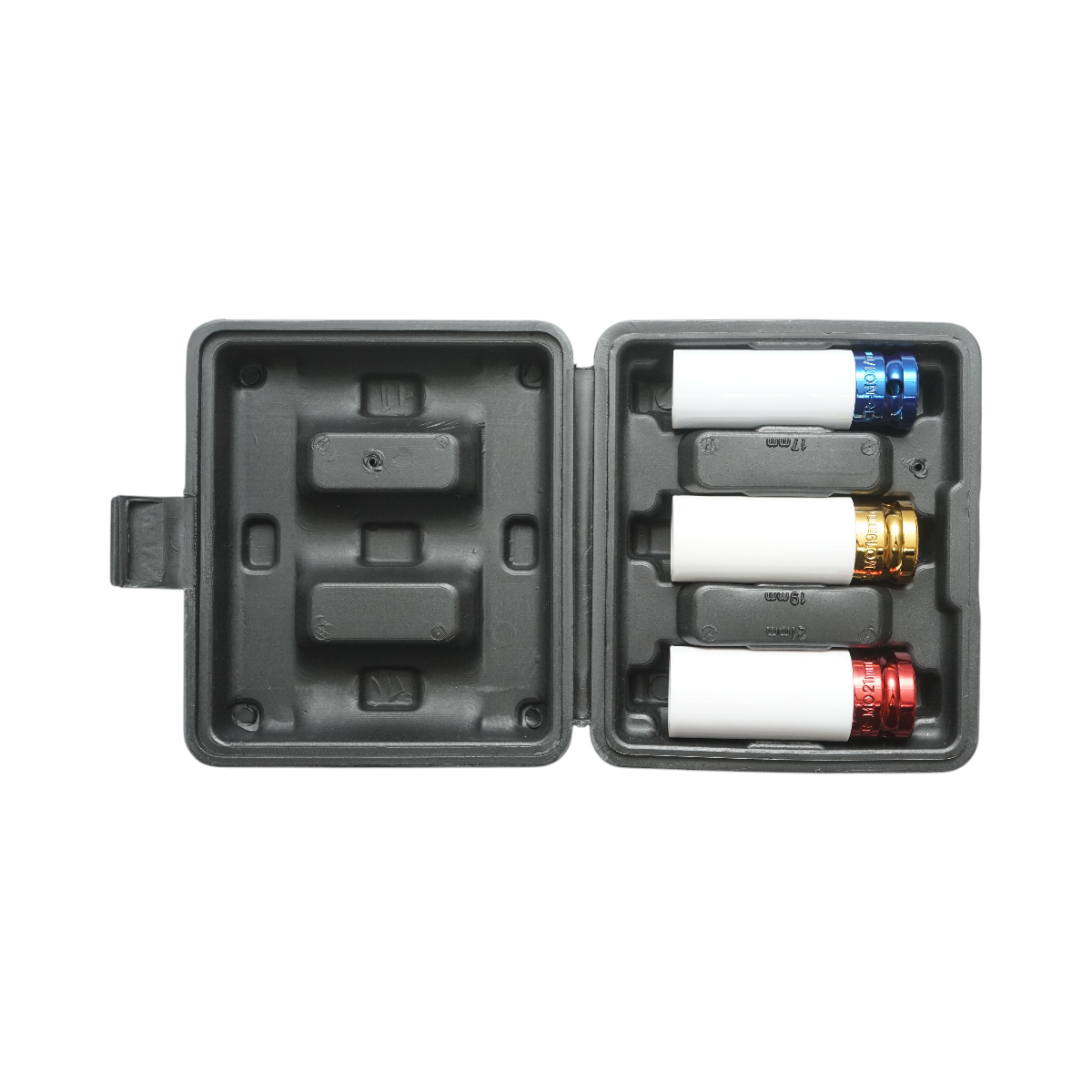Set di chiavi a bussola a impatto con protezione da 17 mm, 19 mm, 21 mm, quadrate da 1/2 pollice Breckner Germany - immagine 2