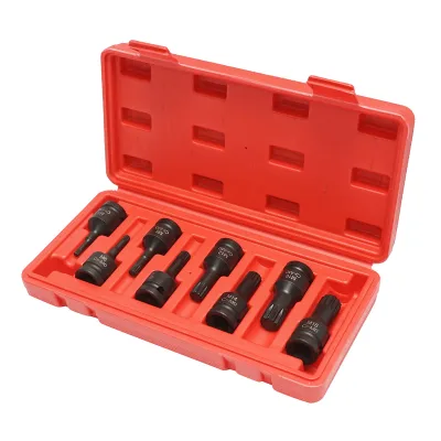Set di chiavi a bussola a impatto scanalate M5-M18, 1/2 pollice quadrato, 16 pezzi - immagine 2