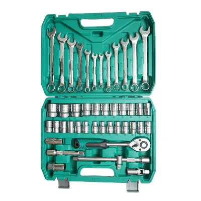 Set di chiavi a bussola combinate da 8-32 mm e set di chiavi fisse da 8-19 mm, 1/2 cricchetto trainer 44 pezzi Breckner Germany - immagine 3