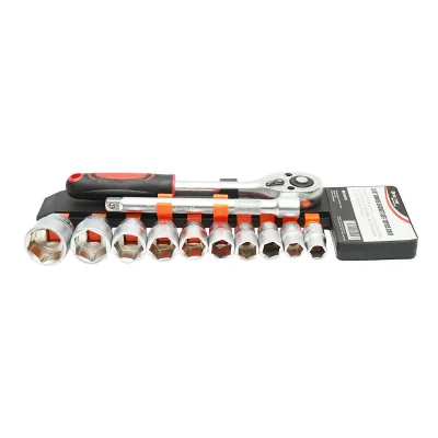 Set di chiavi a bussola da 12 pezzi con cricchetto da 3/8 pollici Breckner Germany - immagine 3