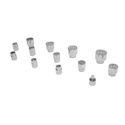 Set di chiavi a bussola da 16 pezzi con cricchetto da 3/4 pollici, bussole 19-50mm., Set chiave cricchetto bussola prolunghe - immagine 5