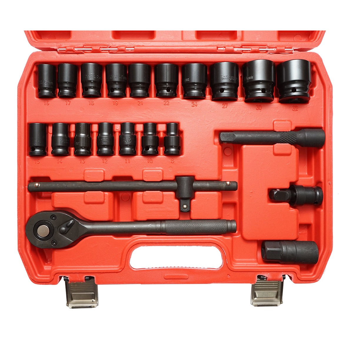 Set di chiavi a bussola da 8-32 mm, trainer a cricchetto da 23 pezzi Breckner Germany - immagine 3