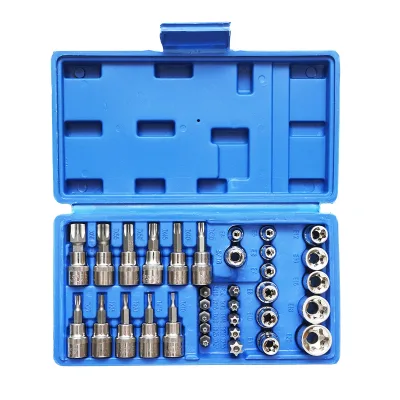 Set di chiavi a bussola E-Torx, profilo punta TX 34 pezzi Breckner Germany - immagine 3