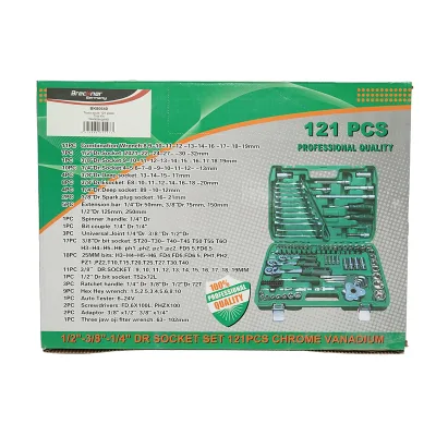 Set di chiavi a bussola esagonali Breckner Germany da 121 pezzi, fisse, torx, trainer a cricchetto - immagine 2