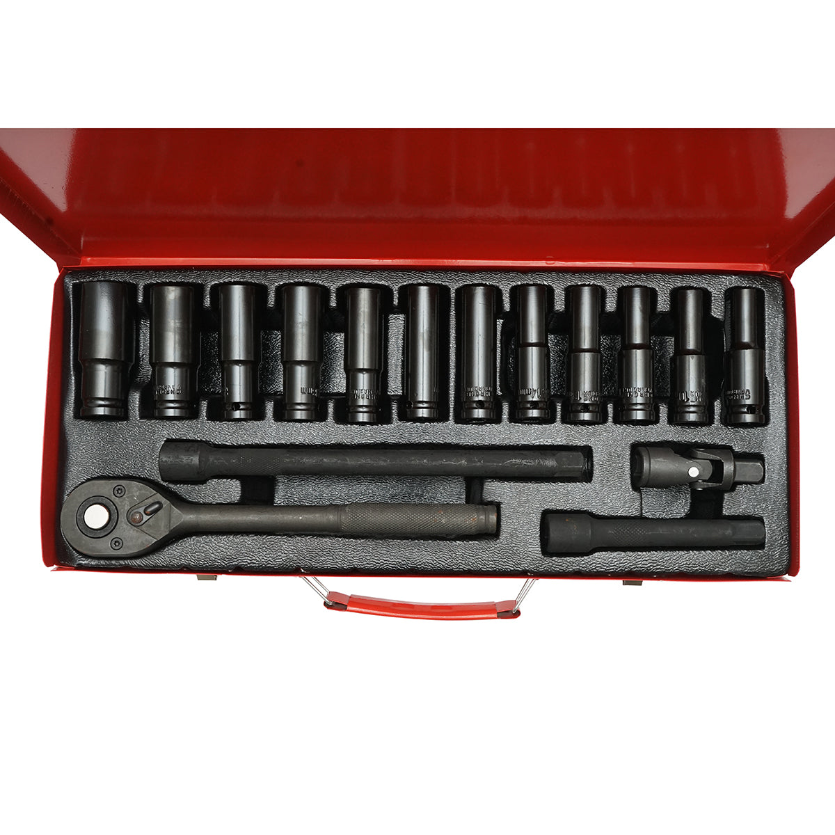 Set di chiavi a bussola lunghe 8-24 mm, 1/2 cacciavite a cricchetto 16 pezzi Breckner Germany - immagine 3